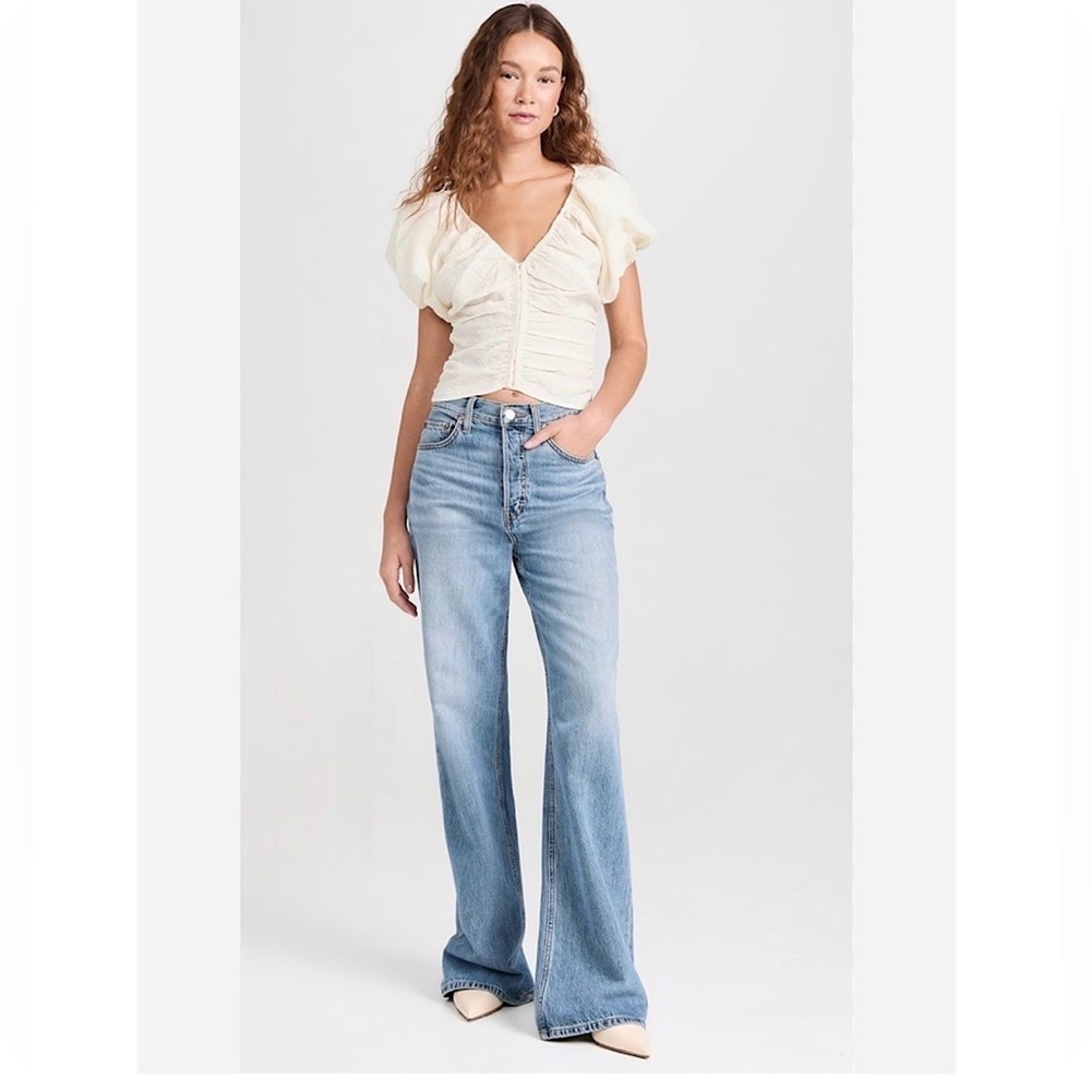 Astr the Lable Tameka Corset Like Textured Top